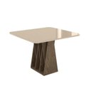 Ver imagem 6 de Conjunto Mesa com 4 Cadeiras Orquestra Marrom/Carvalho/Fendi