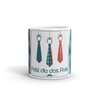 Caneca de Porcelana Dia Dos Pais Gravata e Sueter - 1