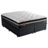 Cama Box Baú com Colchão Queen Size Molas Normablock Látex Allure Firme Fortezza 158x198 Fortezza Co - 1