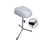 Suporte de Pernas para Manicure/Pedicure- Apoio Tripé Branco Base Cromada - 1
