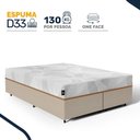 Ver imagem 3 de Cama Box com Colchão Ortopédico de Espuma D33 a Vácuo Sonno Full - Lucas Home - Queen