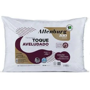 Travesseiro Altenburg Extra Macio Toque Aveludado Antialérgico