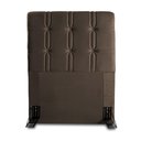 Ver imagem 5 de Cabeceira Cama Box Solteiro 98cm Suede Velut Marrom - King House