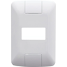 Placa Modular Tomada Interruptor Tramontina Aria Branca 1 Posto Horizontal - 1
