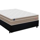 Ver imagem 5 de Cama Box Casal Suede + Colchão Lis Molas Ensacadas Plumatex 138cm Cor:preto