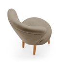 Ver imagem 7 de Cadeira Estofada para Mesa de Jantar Recepção Camarim Ergonômica Pés de Madeira Resistente