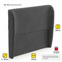 Ver imagem 4 de Cabeceira para Cama Box Queen Size Liah 160cm Bouclê Cinza Escuro - Desk Design