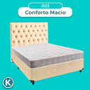 Ver imagem 4 de Kit Cama Box + Cabeceira + Colchão Casal D23 - D23 - Inducol