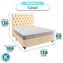 Ver imagem 3 de Kit Cama Box + Cabeceira + Colchão Casal D23 - D23 - Inducol
