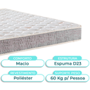 Ver imagem 2 de Kit Cama Box + Cabeceira + Colchão Casal D23 - D23 - Inducol