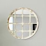 Espelho Decorativo Vitral Redondo 73cm Patina Branca - In House Decor - 1