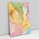 Ver imagem 1 de Quadro Decorativo em Canvas Abstrato Mármore Colorido TaColado Borda Infinita 120 x 80cm