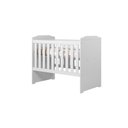 Ver imagem 2 de Berço Bebê MDF Branco Moderno Quarto Infantil 3 Em 1 Berço Mini Cama E Cama Infantil Completo