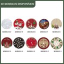 Ver imagem 4 de Saia Tapete Base Árvore de Natal Modelo 9 Decoração Papai Noel Enfeite Natalino Luxo Luvinco