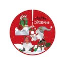 Ver imagem 1 de Saia Tapete Base Árvore de Natal Modelo 9 Decoração Papai Noel Enfeite Natalino Luxo Luvinco