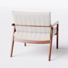 Poltrona Decorativa Para Sala Atenas Linho Cinza Claro Natural - Home Mobily - 6