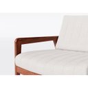 Ver imagem 4 de Poltrona Decorativa Para Sala Atenas Linho Cinza Claro Natural - Home Mobily