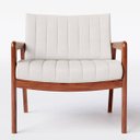 Ver imagem 7 de Poltrona Decorativa Para Sala Atenas Linho Cinza Claro Natural - Home Mobily