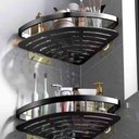 Ver imagem 3 de Suporte Shampoo Sabonete de Canto Organizador Banheiro Box Prateleira Pendurar Cosmeticos Cozinha Ca