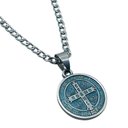 Ver imagem 2 de Colar Corrente Medalha de São Bento Inox