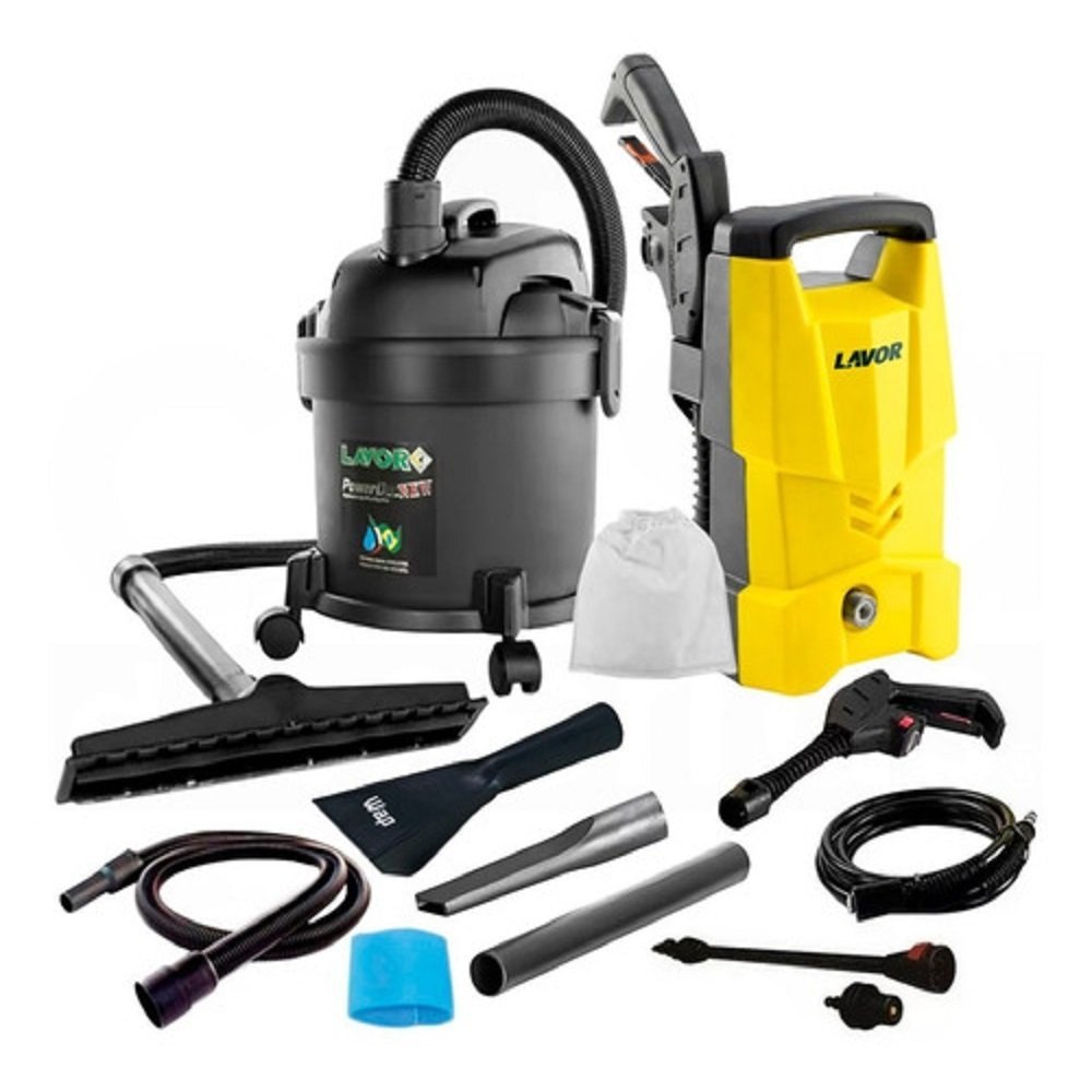 KIT LAVA RÁPIDO LAVADORA ALTA PRESSÃO + ASPIRADOR PÓ E ÁGUA ...