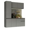 Armário de Cozinha Compacta 160cm Suspenso Nice Madesa - 3