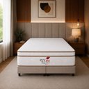 Ver imagem 3 de Colchão Queen Sr Life Magnific Massage Infra Espuma D33 158x198x31cm Bege
