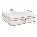 Ver imagem 2 de Colchão Queen Sr Life Magnific Massage Infra Espuma D33 158x198x31cm Bege