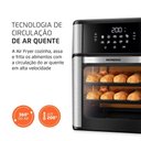 Ver imagem 4 de Fritadeira Air Fryer Forno Oven 12l Mondial - Preto e Inox Afon-12l-bi 220v