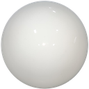 Ver imagem 1 de Globo Bolinha Vidro Branco Leitoso Brilho sem Colar 03x08