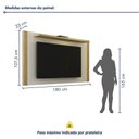 Ver mais imagens de Painel para TV até 60 Polegadas Diamantina Valdemoveis