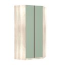 Ver imagem 1 de Guarda-roupa Solteiro Luciane Canto Diagonal Prime Plus 2 Portas