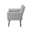 Ver imagem 3 de Poltrona Stella Suede Cinza