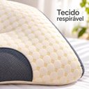 Ver imagem 4 de Travesseiro Ergonômico Cervical Ortopédico Respirável Hipoalergênico