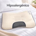 Ver imagem 3 de Travesseiro Ergonômico Cervical Ortopédico Respirável Hipoalergênico