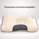 Ver imagem 5 de Travesseiro Ergonômico Cervical Ortopédico Respirável Hipoalergênico