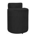 Ver imagem 1 de Puff Athenas Sapata Plástica Suede Cores - DS Estofados - Preto
