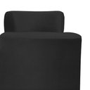 Ver imagem 2 de Puff Athenas Sapata Plástica Suede Cores - DS Estofados - Preto