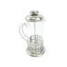 Cafeteira Francesa Prensa 350ml Vidro Inox Livon Quadrada - 1