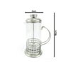 Cafeteira Francesa Prensa 350ml Vidro Inox Livon Quadrada - 6