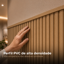 Ver imagem 3 de Kit 4 Barra Perfil 2 Metros Acabamento para Painel Ripado Slim