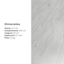 Ver imagem 6 de Piso Vinílico Colado Manta 7mm 10m² Home