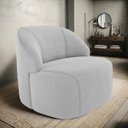 Ver imagem 1 de Poltrona Organica Decorativa Eloa Boucle Prata