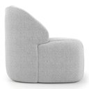 Ver imagem 4 de Poltrona Organica Decorativa Eloa Boucle Prata