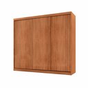 Ver imagem 2 de Guarda Roupa Casal Connor 100 Mdf 3 Portas e 2 Gavetas - Moderna Mobília