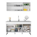 Ver imagem 6 de Armário de Cozinha Compacta Veneza Multimóveis MP2079.964 Branco
