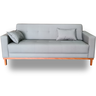 Sofá Gianni | Base de Madeira & Tecido Acquablock Impermeável | Medida 200cm | Cinza - 1