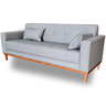 Sofá Gianni | Base de Madeira & Tecido Acquablock Impermeável | Medida 200cm | Cinza - 3