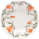 Ver imagem 5 de Jogo Pratos Fundo Sopa 4 Pessoas 4 Peças Donna Lírios 21,5cm