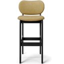 Ver imagem 6 de Kit 4 Banquetas Alta Bar Cozinha Sala Jantar Fixa Betta L02 Preto Couríssimo Casco Fendi - Lyam